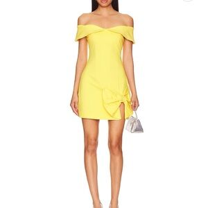 ELLIATT Cadence Dress in Yellow, Brand new with tags